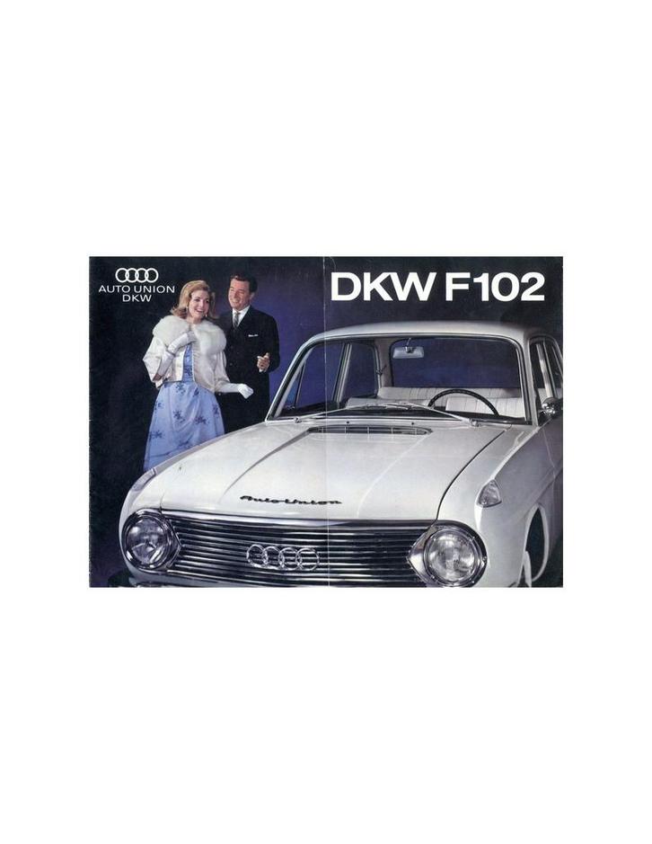 1963 DKW F102 BROCHURE NEDERLANDS, Boeken, Auto's | Folders en Tijdschriften