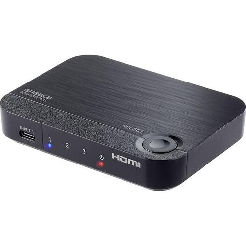 SpeaKa 2 + 1 poorten - HDMI-switch - extra USB-C-ingang UHD, Doe-het-zelf en Verbouw, Elektra en Kabels, Verzenden