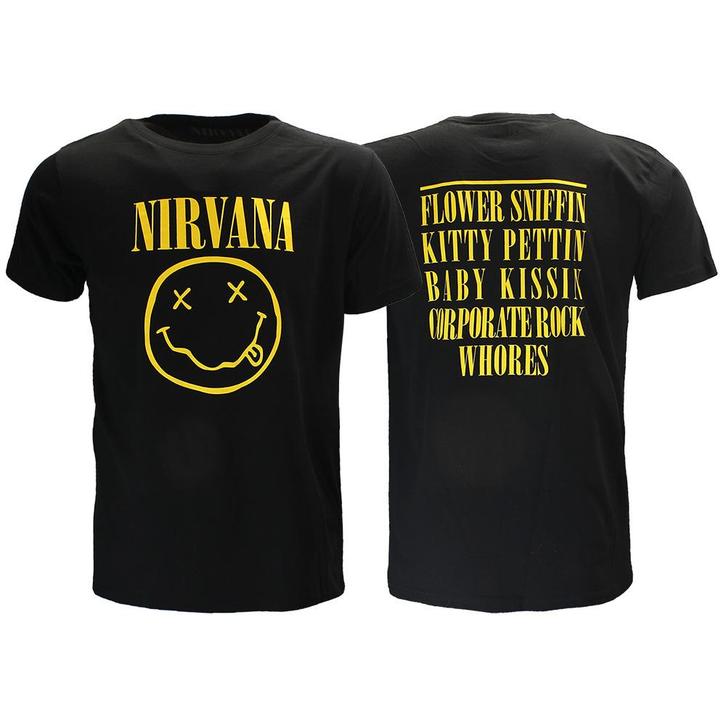 Nirvana Flower Sniffin T-Shirt - Officiële Merchandise, Kleding | Heren, T-shirts, Verzenden