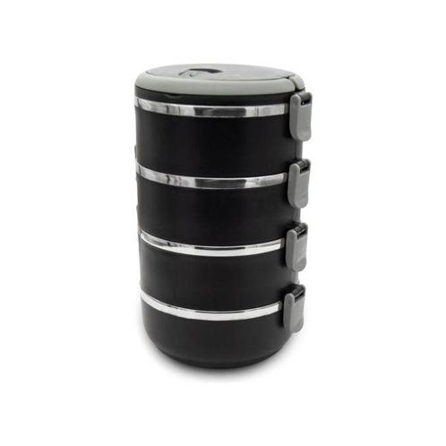 Meyerhoff Thermische Lunchbox Container 4 Lagen - Roestvrij, Huis en Inrichting, Keuken | Keukenbenodigdheden, Ophalen of Verzenden