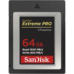 Sandisk CFexpress Extreme Pro 64GB 1500 / 800MB/s type B, Nieuw, Overige merken, Overige typen, Ophalen of Verzenden