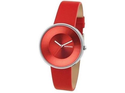 Veiling Lambretta Cielo rood horloge 37mm leer rood