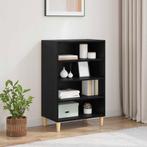 vidaXL Dressoir Zwart Eiken 57 x 35 x 89.5 cm Bewerkt hout, Verzenden, Nieuw, Overige houtsoorten, Minder dan 50 cm