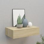 vidaXL Wandschap met lade 40x23,5x10 cm MDF eikenkleurig, Huis en Inrichting, Woonaccessoires | Wandplanken en Boekenplanken, Verzenden