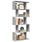 vidaXL Kamerscherm / boekenkast 5-laags 70x24x161 cm hout, Verzenden, Nieuw, Overige houtsoorten