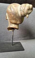 hoofd van een meisje - Brons - Laos - Onbekend