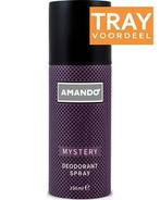 AMANDO MYSTERY DEO SPRAY TRAY 6 X 150 ML, Verzenden, Nieuw