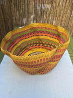 Wave mand Bolgatanga Ghana, Huis en Inrichting, Mand, Verzenden, Rond, Nieuw