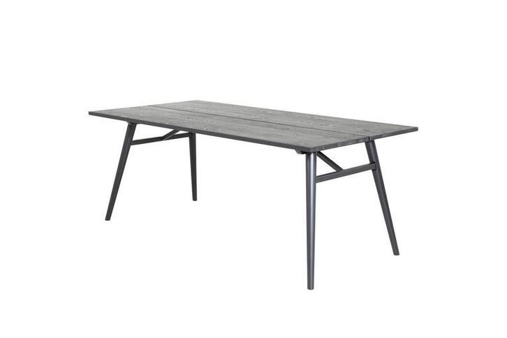 Eettafel - Gerd - 195x95 cm - Zwart - Jörn, Huis en Inrichting, Tafels | Eettafels, Verzenden