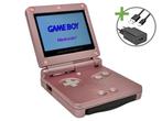 Gameboy Advance SP Pink - USB-C & IPS V5, Spelcomputers en Games, Spelcomputers | Nintendo Game Boy, Ophalen of Verzenden, Zo goed als nieuw