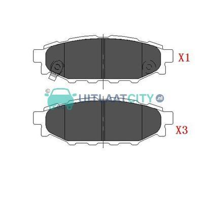 *Tip*  Remblokken SUBARU, Auto-onderdelen, Uitlaatsystemen, Nieuw, Subaru, Ophalen of Verzenden