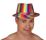 Hoed Pailletten Meerkleurig, Hobby en Vrije tijd, Verzenden, Nieuw