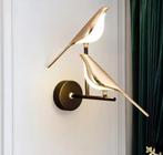 Gouden Vogel Wandlamp – LED Sfeerverlichting Woon-en Slaapka, Huis en Inrichting, Verzenden, Nieuw