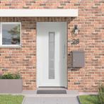 vidaXL Voordeur Wit PVC, Doe-het-zelf en Verbouw, Verzenden, Nieuw
