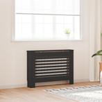 vidaXL Radiatorombouw 112x19x81,5 cm MDF zwart, Verzenden, Nieuw