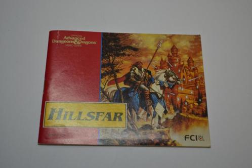 Advanced Dungeons & Dragons - Hillsfar (NES USA MANUAL), Spelcomputers en Games, Spelcomputers | Nintendo Consoles | Accessoires