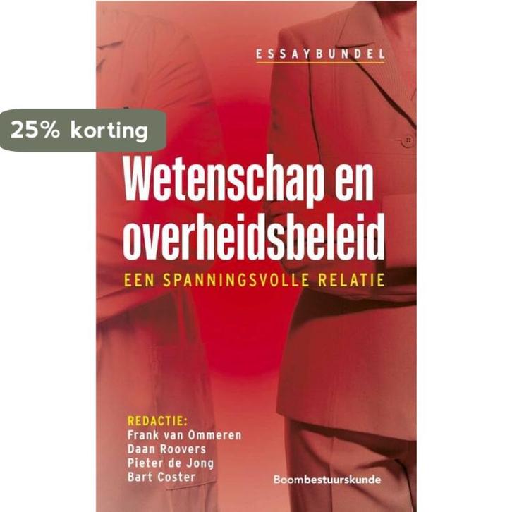 Wetenschap en overheidsbeleid 9789462362628, Boeken, Politiek en Maatschappij, Zo goed als nieuw, Verzenden