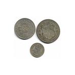 Verenigd Koninkrijk. Lot of 3 Silver Coins George V & VI -
