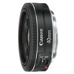 Canon EF 40mm f/2.8 STM pancake met garantie, Ophalen of Verzenden, Zo goed als nieuw, Standaardlens