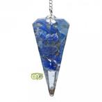 Orgon Pendel Lapis Lazuli - facet geslepen, Verzenden, Nieuw