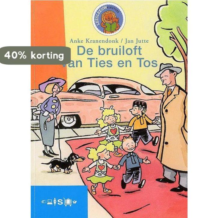 De bruiloft van Ties en Tos - Leesleeuw kleuters 2003-2004, Boeken, Schoolboeken, Gelezen, Verzenden