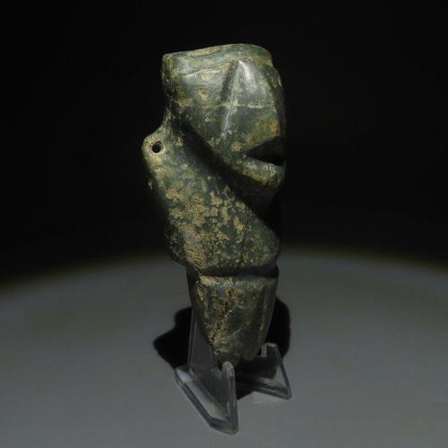 Mezcala, Estado de Guerrero, Mexico Jade Idool. 200 v.Chr. -, Verzamelen, Mineralen en Fossielen