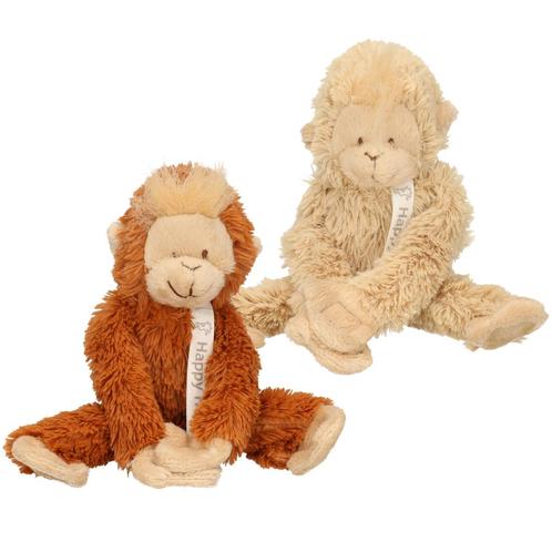 Happy Horse pluche aapje knuffel 23 cm - Knuffel apen, Kinderen en Baby's, Speelgoed | Knuffels en Pluche, Verzenden