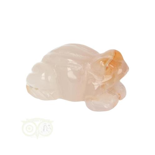 Bloem Agaat kikker nr 11  - 51 gram, Sieraden, Tassen en Uiterlijk, Edelstenen, Nieuw, Verzenden