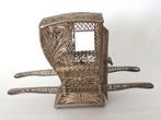 Koets (2) - .833 zilver - filigraan Draagstoel, Antiek en Kunst
