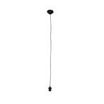 Moderne hanglamp zwart zonder kap - Stenley, Nieuw, Kunststof, Modern, 75 cm of meer