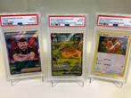 Pokémon - 3 Graded card - Eevee, Judge #228; #260; #095, Nieuw