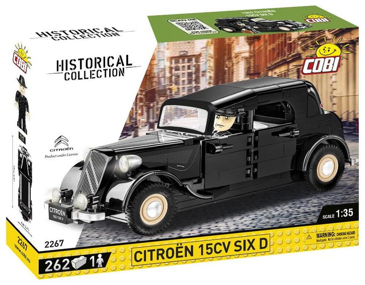 COBI  WW2 2267 - Citroën 15CV Six D (Leger bouwsets), Kinderen en Baby's, Speelgoed | Bouwstenen, Nieuw, Verzenden