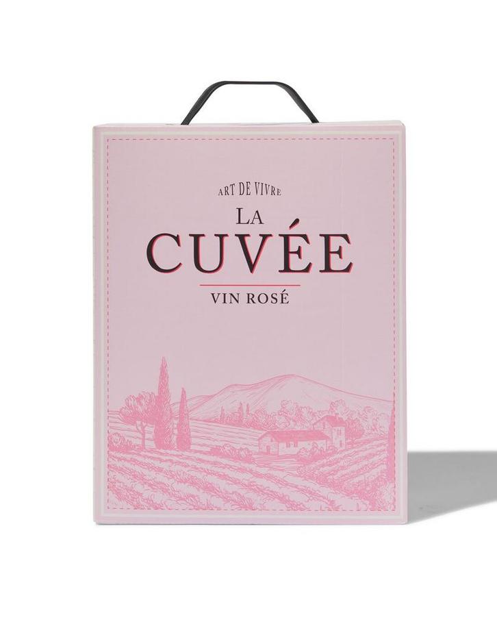 Wijntap La Cuvee La Cuvéé wijntap rosé 3L, Diversen, Levensmiddelen, Verzenden
