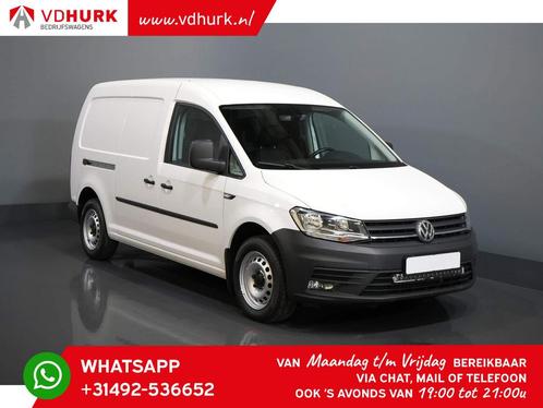 Volkswagen Caddy Maxi L2 2.0 TDI 100 pk DSG Aut. Standkachel, Auto's, Bestelauto's, Lease, Automaat, Financial lease, Diesel, Wit