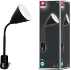 Paulmann Junus stekkerlamp - met flexibele arm - E14 - zwart, Ophalen of Verzenden, Zo goed als nieuw