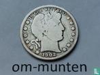 Verenigde Staten ½ dollar 1902 (S), Postzegels en Munten, Munten | Amerika, Verzenden, Losse munt, Goud