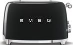 Smeg TSF03BLEU broodrooster zwart, Witgoed en Apparatuur, Broodroosters, Verzenden, Nieuw