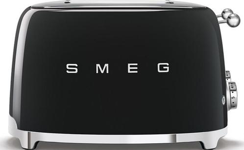 Smeg TSF03BLEU broodrooster zwart, Witgoed en Apparatuur, Broodroosters, Nieuw, Verzenden
