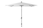 Platinum Riva parasol 2,5x2,5 m. Wit, Nieuw, Stokparasol, Verzenden, Kantelbaar