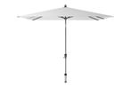 Platinum Riva parasol 2,5x2,5 m. Wit, Verzenden, Nieuw, Stokparasol, Kantelbaar