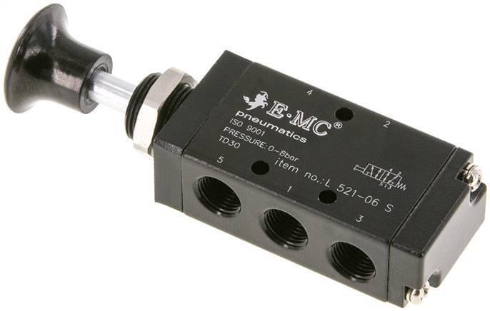 5/2 G1/8 Axiaal Handbediende Hefboom Ventiel, Doe-het-zelf en Verbouw, Gereedschap | Machine-onderdelen en Toebehoren, Nieuw, Verzenden