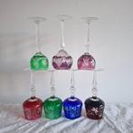Wijnglas (7) - Kristal - Assortiment, Antiek en Kunst