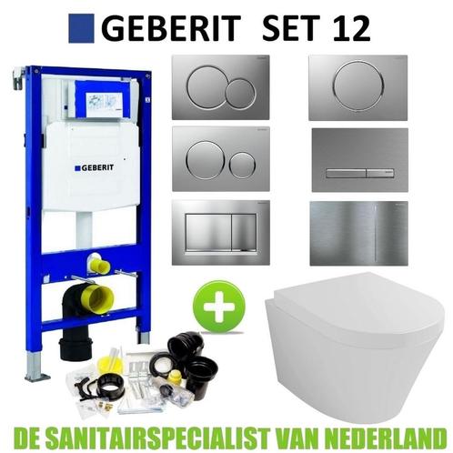Geberit UP320 Toiletset set12 Wiesbaden Vesta 52 cm met, Doe-het-zelf en Verbouw, Sanitair, Overige typen, Nieuw, Ophalen of Verzenden