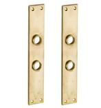 Set van twee langschilden Bauhaus WC63/8 messing antiek, Verzenden, Nieuw