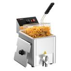 GGM Gastro | Elektrische friteuse - 8 liter - 3,25 kW - met, Verzenden, Nieuw in verpakking, Fornuis, Frituur en Grillen