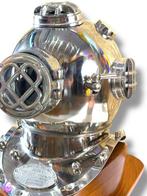 Duikhelm - XXL U.S NAVY Diving Helmet Mark V - Emaille,, Antiek en Kunst