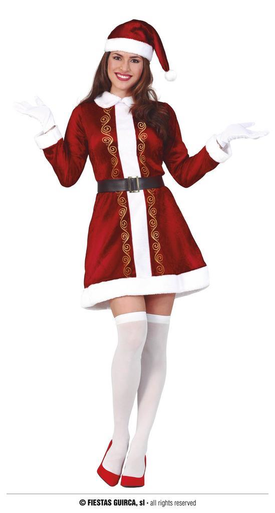 Klassiek Kerstvrouw Jurkje Claus, Kleding | Dames, Carnavalskleding en Feestkleding, Nieuw, Ophalen of Verzenden