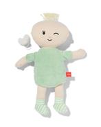 HEMA Knuffel babypop groen van €14.99 voor €10 sale, Verzenden, Nieuw