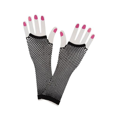 Net Handschoenen Zwart, Hobby en Vrije tijd, Feestartikelen, Feestartikel, Nieuw, Verzenden