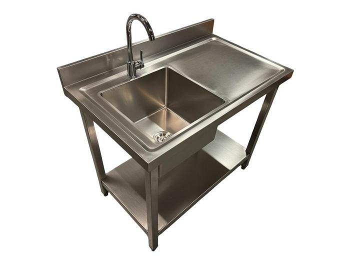 Nieuw RVS spoeltafel - diverse formaten, Zakelijke goederen, Horeca | Keukenapparatuur, Nieuw in verpakking, Wassen en Drogen